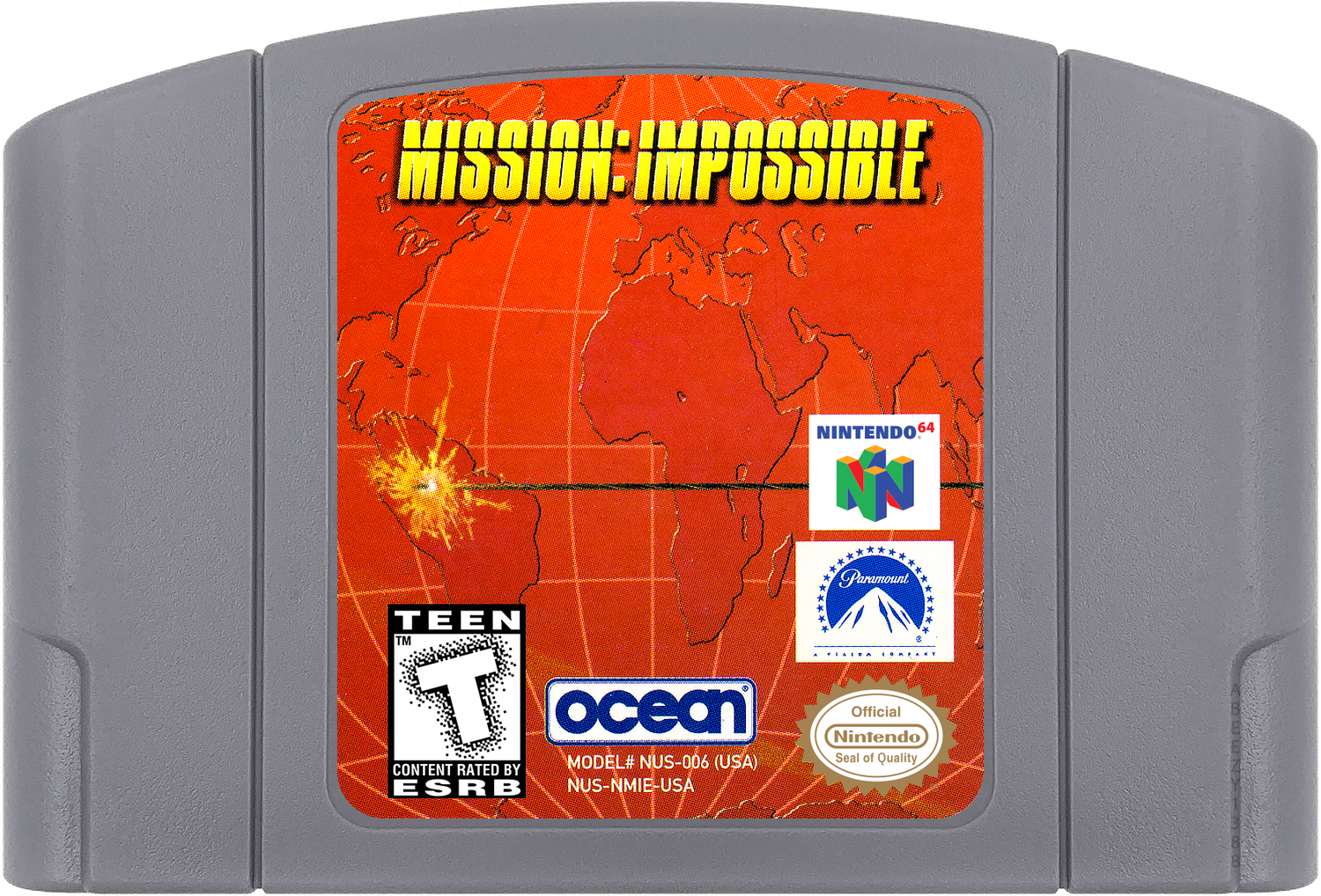 Mission - Impossible Cartridge Label