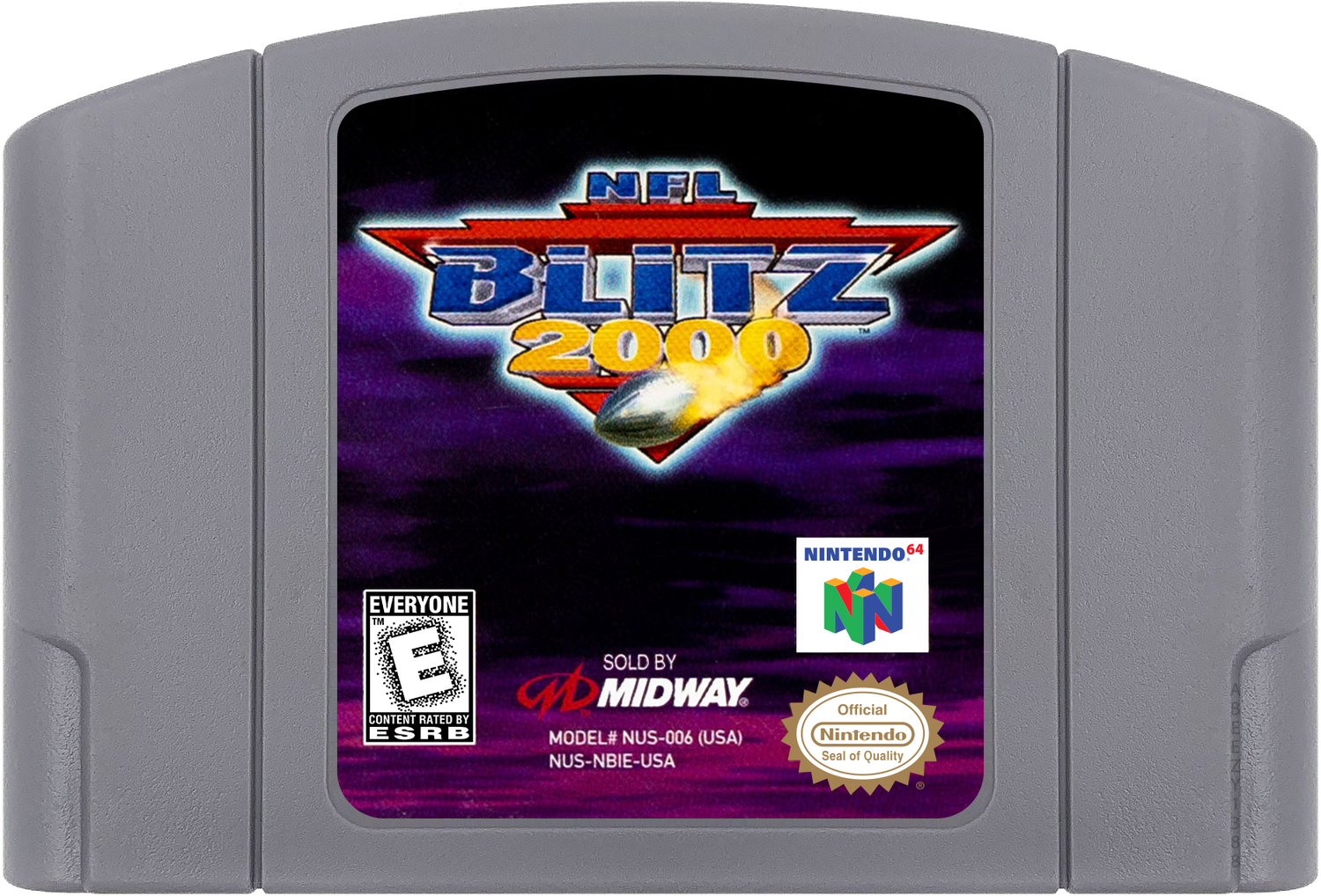 NFL Blitz 2000 Cartridge Label