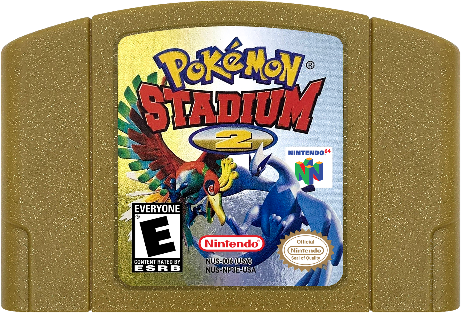 Pokémon Stadium 2 Cartridge Label