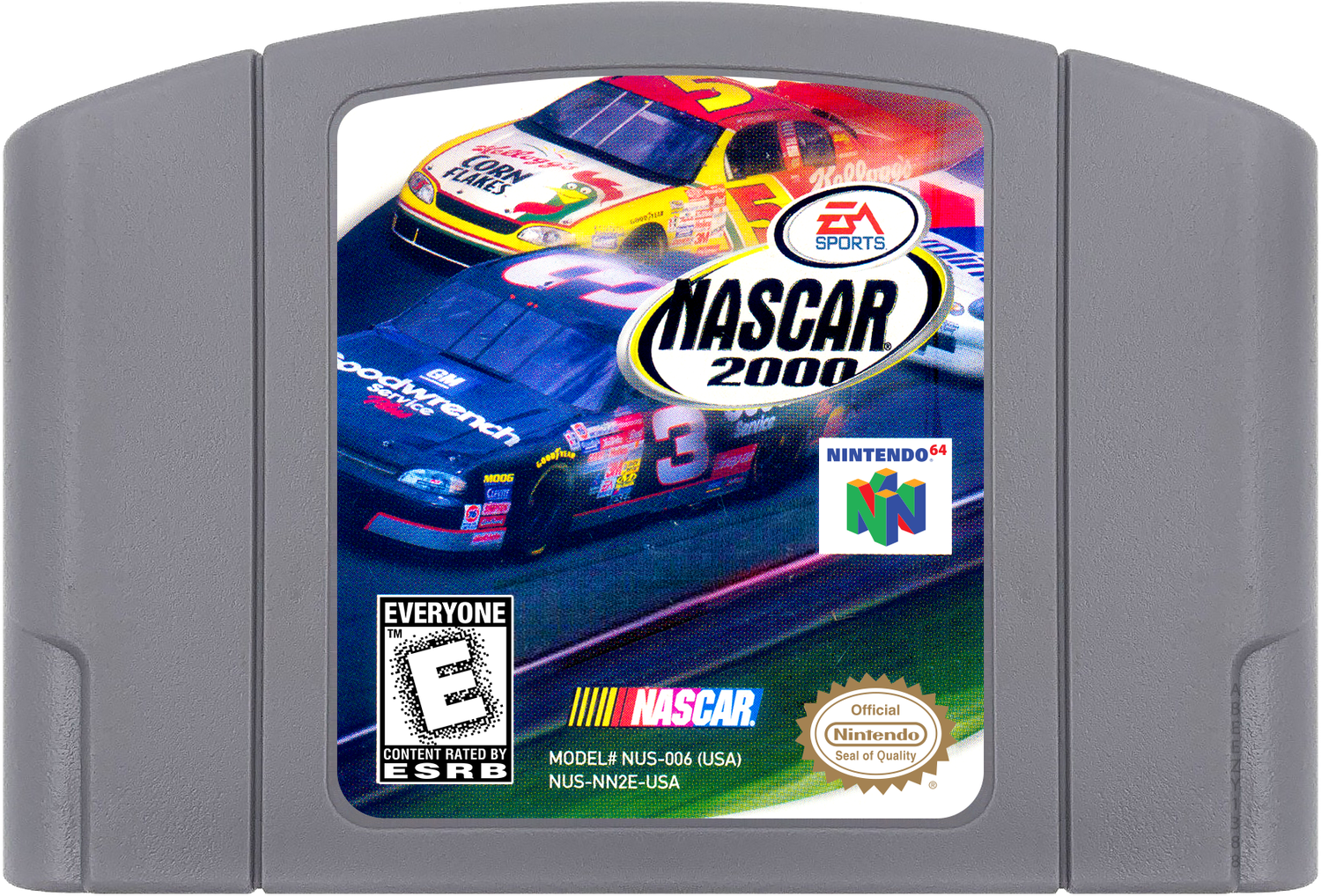 NASCAR 2000 Cartridge Label