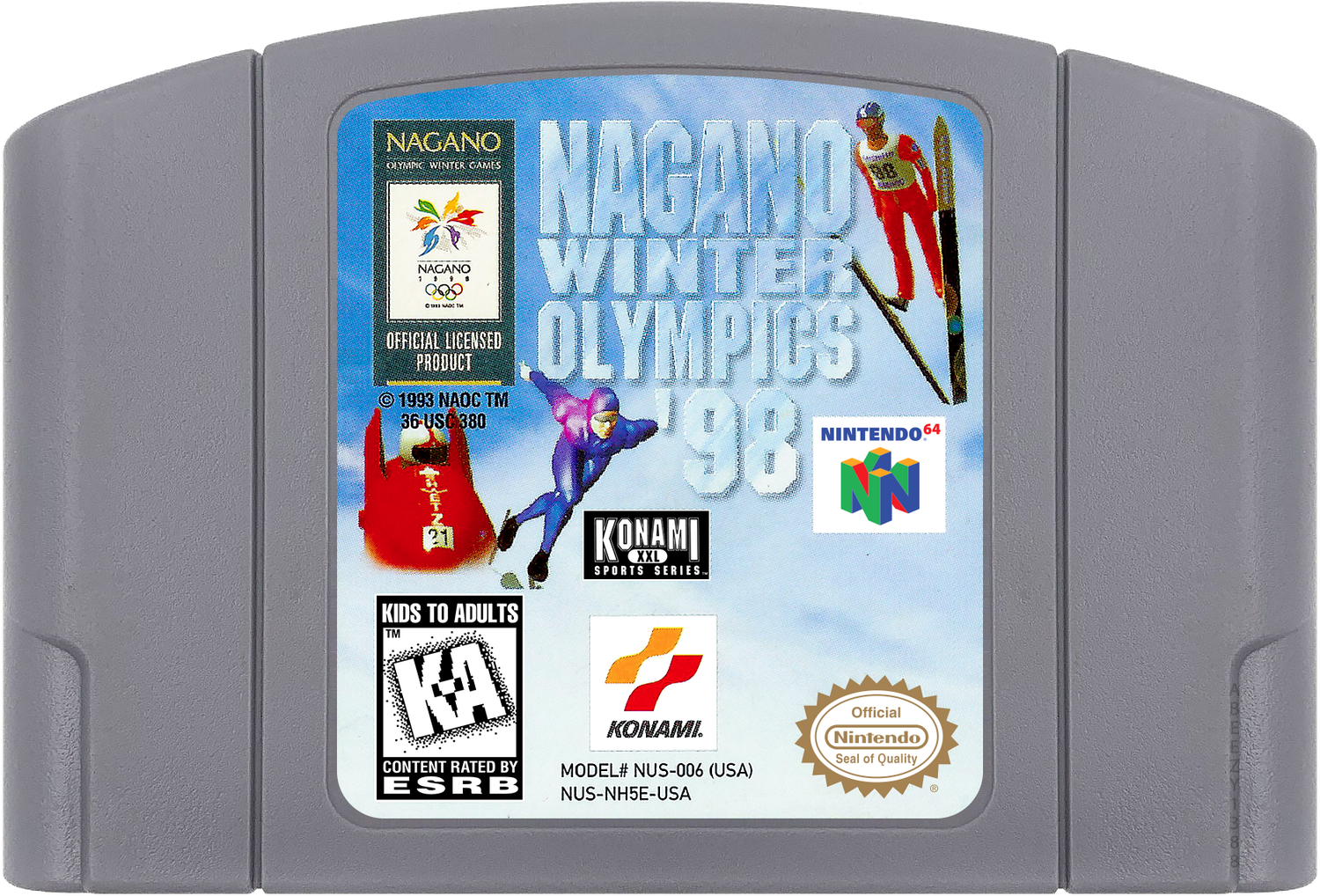 Nagano Winter Olympics '98 Cartridge Label