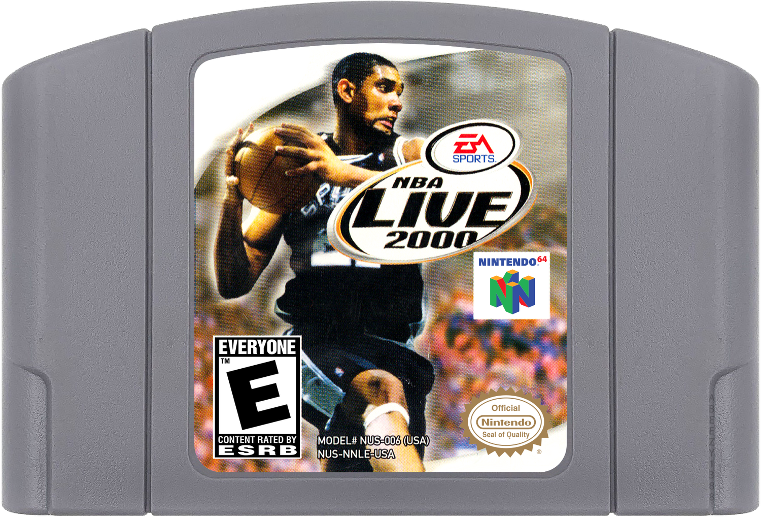 NBA Live 2000 Cartridge Label