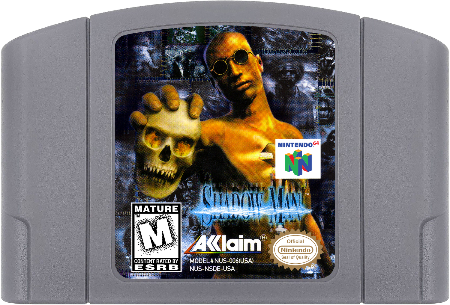 Shadow Man Cartridge Label
