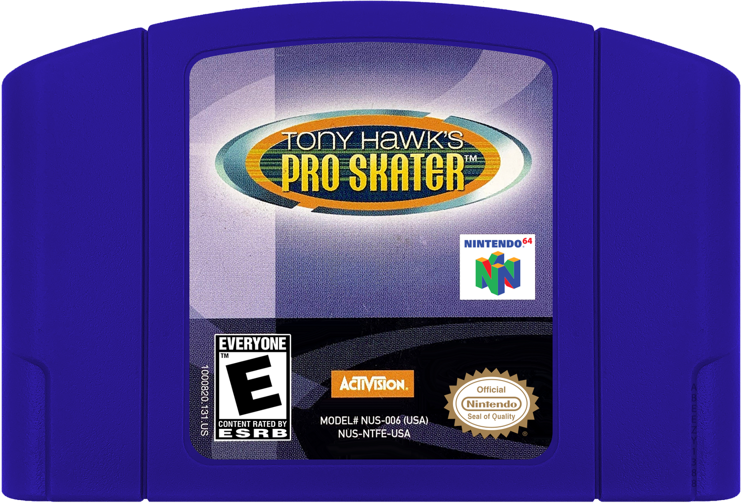 Tony Hawk's Pro Skater Cartridge Label