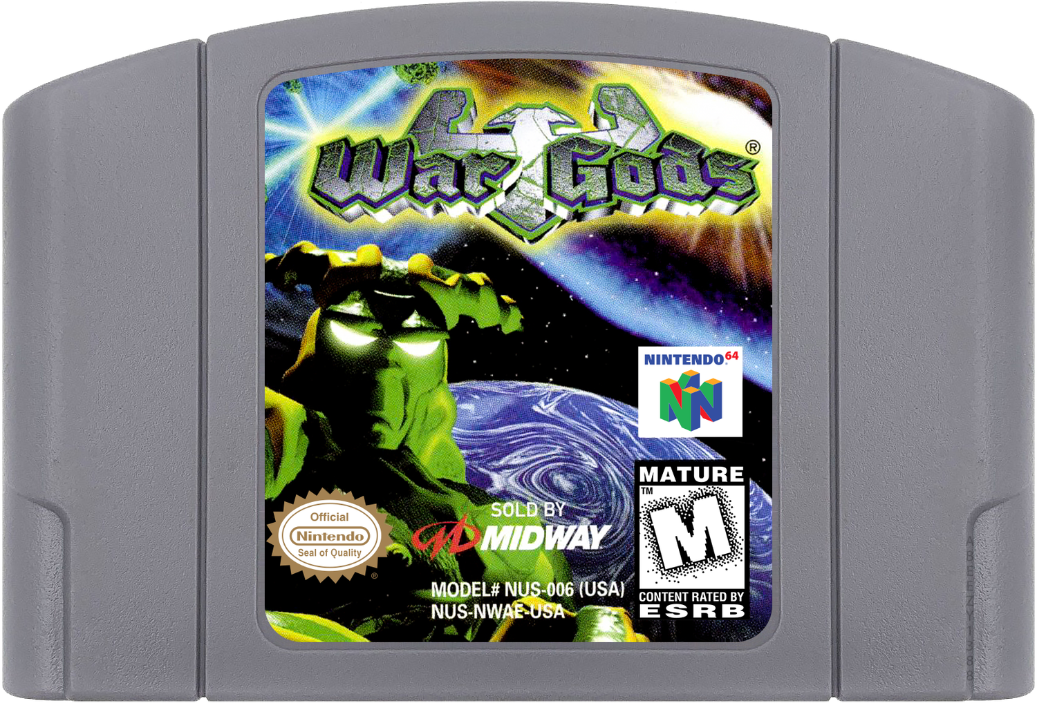 War Gods Cartridge Label