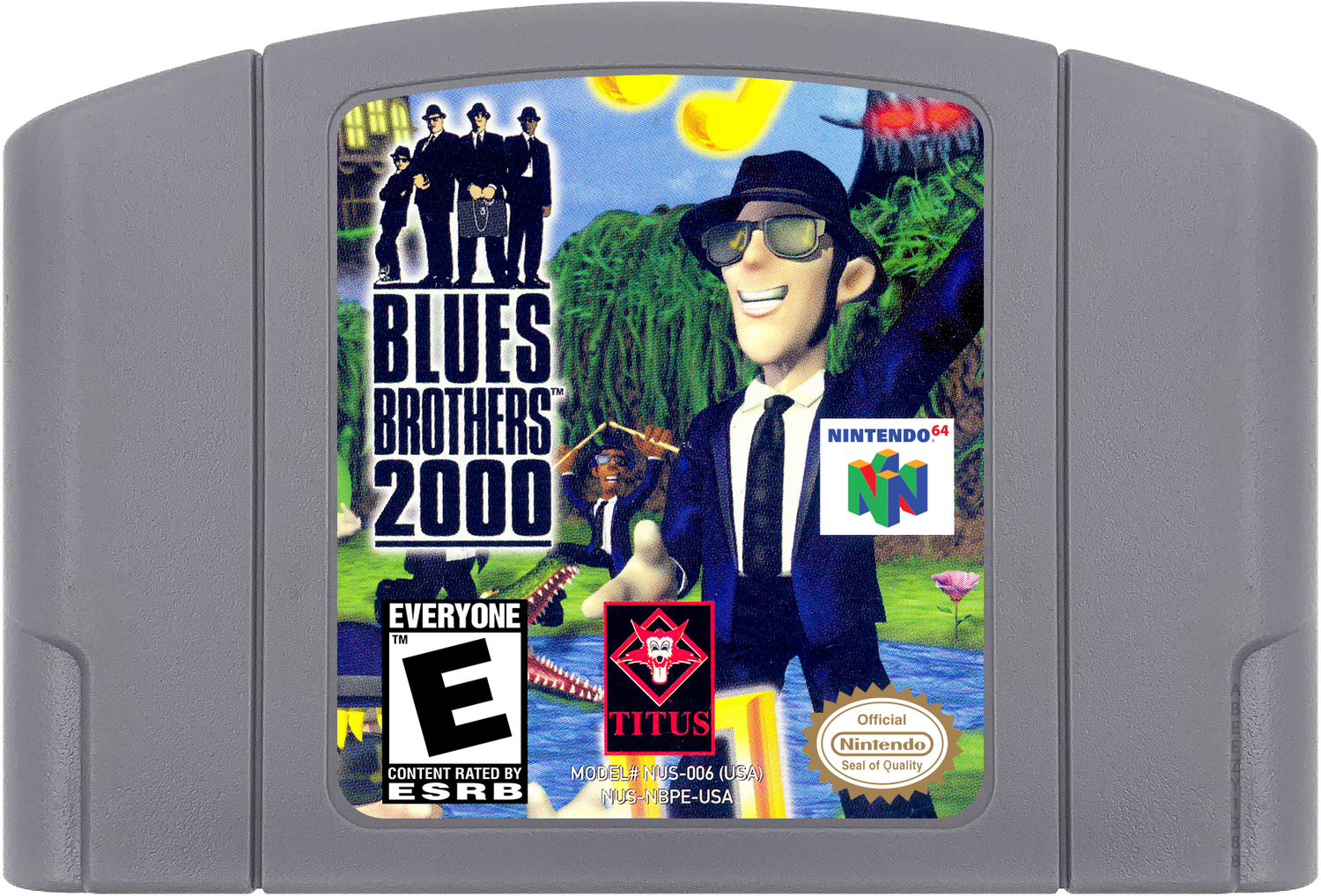 Blues Brothers 2000 Cartridge Label