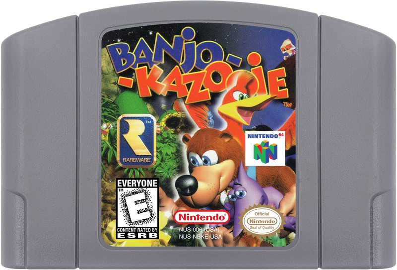 Banjo-Kazooie Cartridge Label