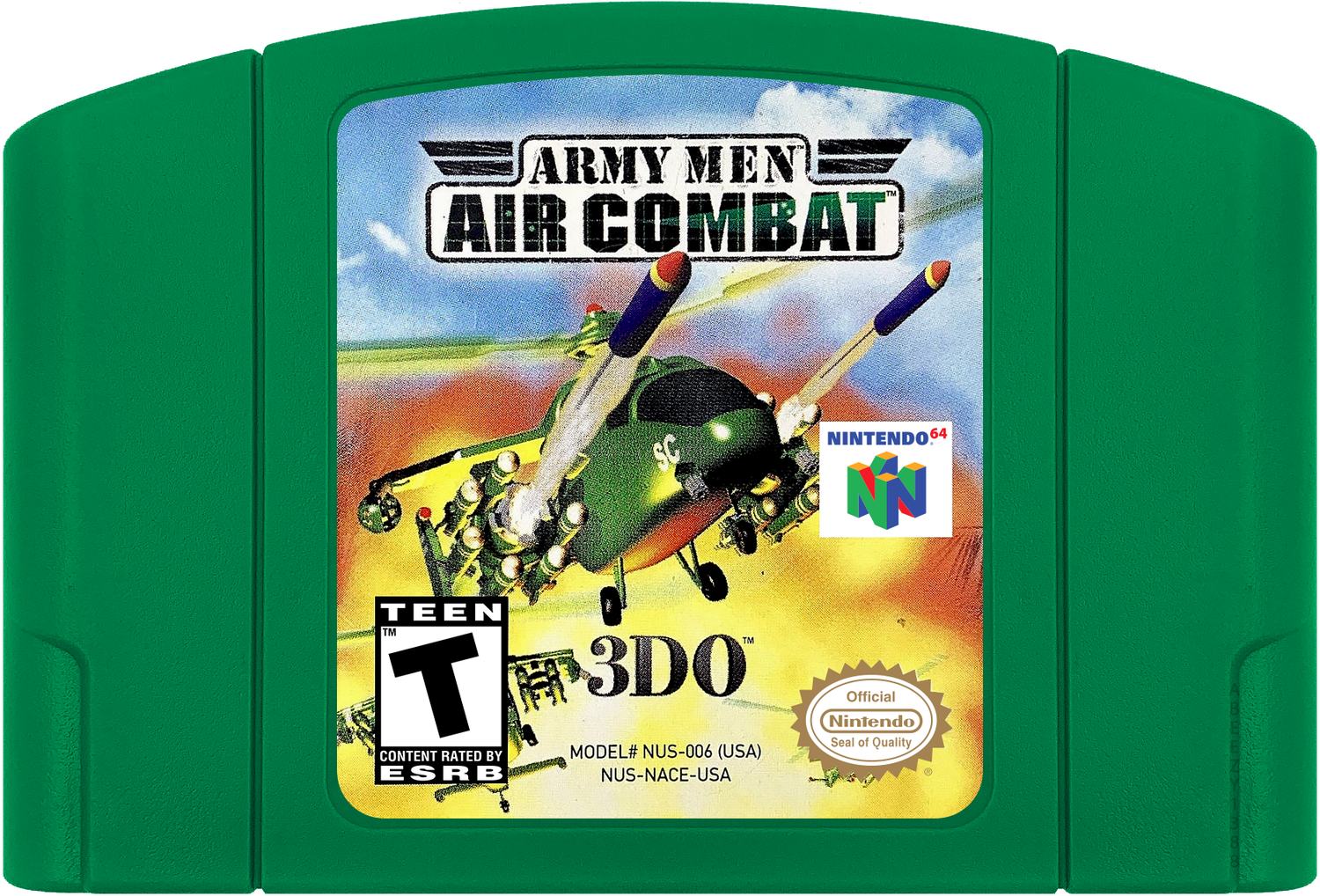 Army Men - Air Combat Cartridge Label