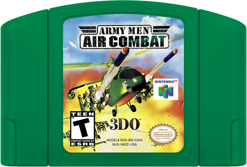 Army Men - Air Combat Cartridge Label