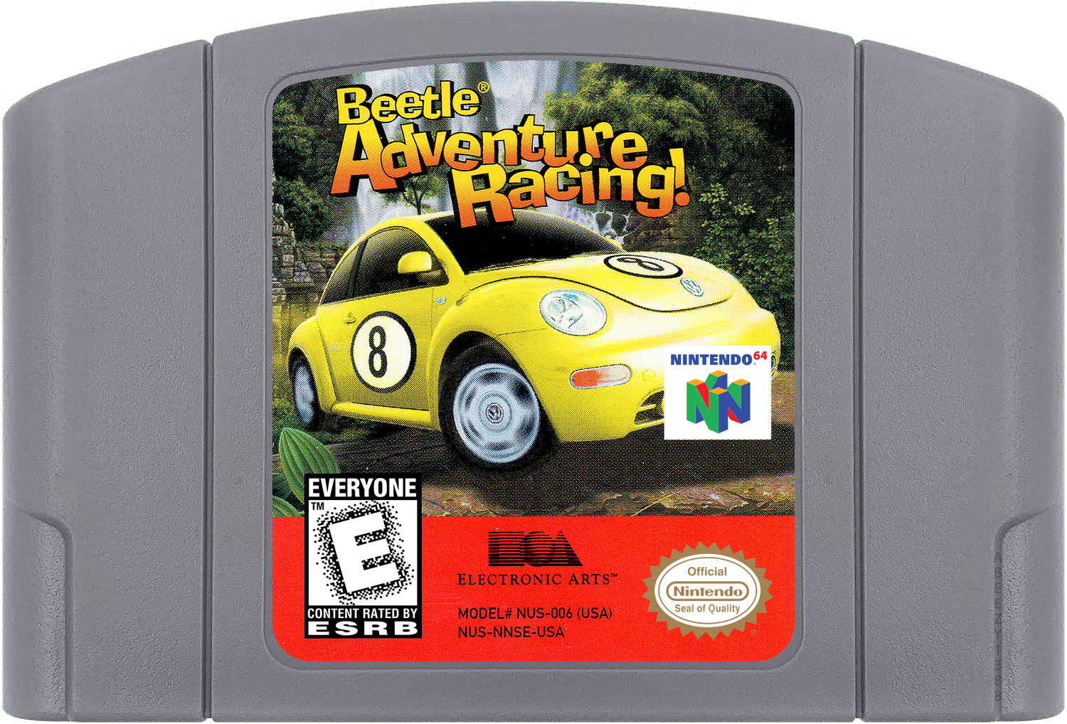 Beetle Adventure Racing! Cartridge Label