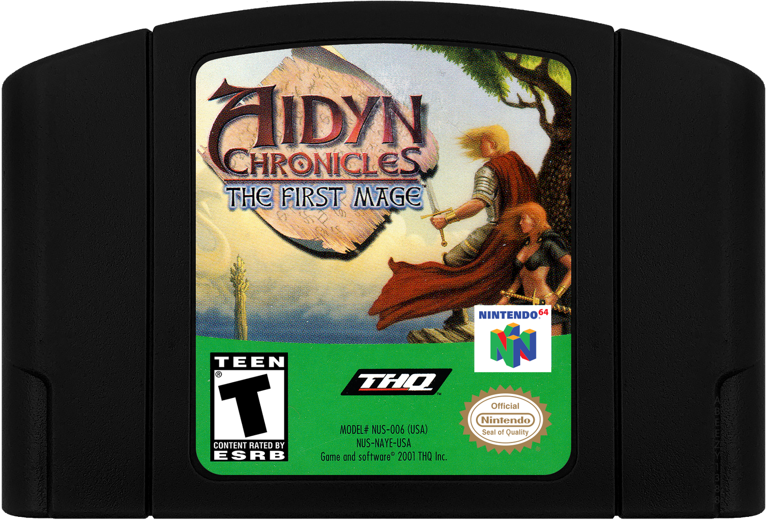 Aidyn Chronicles - The First Mage Cartridge Label
