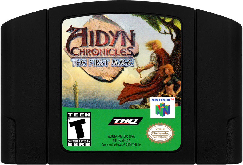 Aidyn Chronicles - The First Mage Cartridge Label