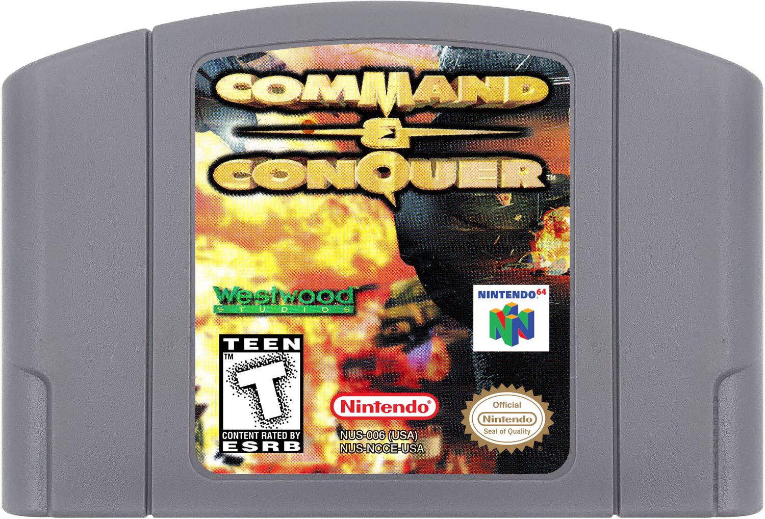 Command &amp; Conquer Cartridge Label