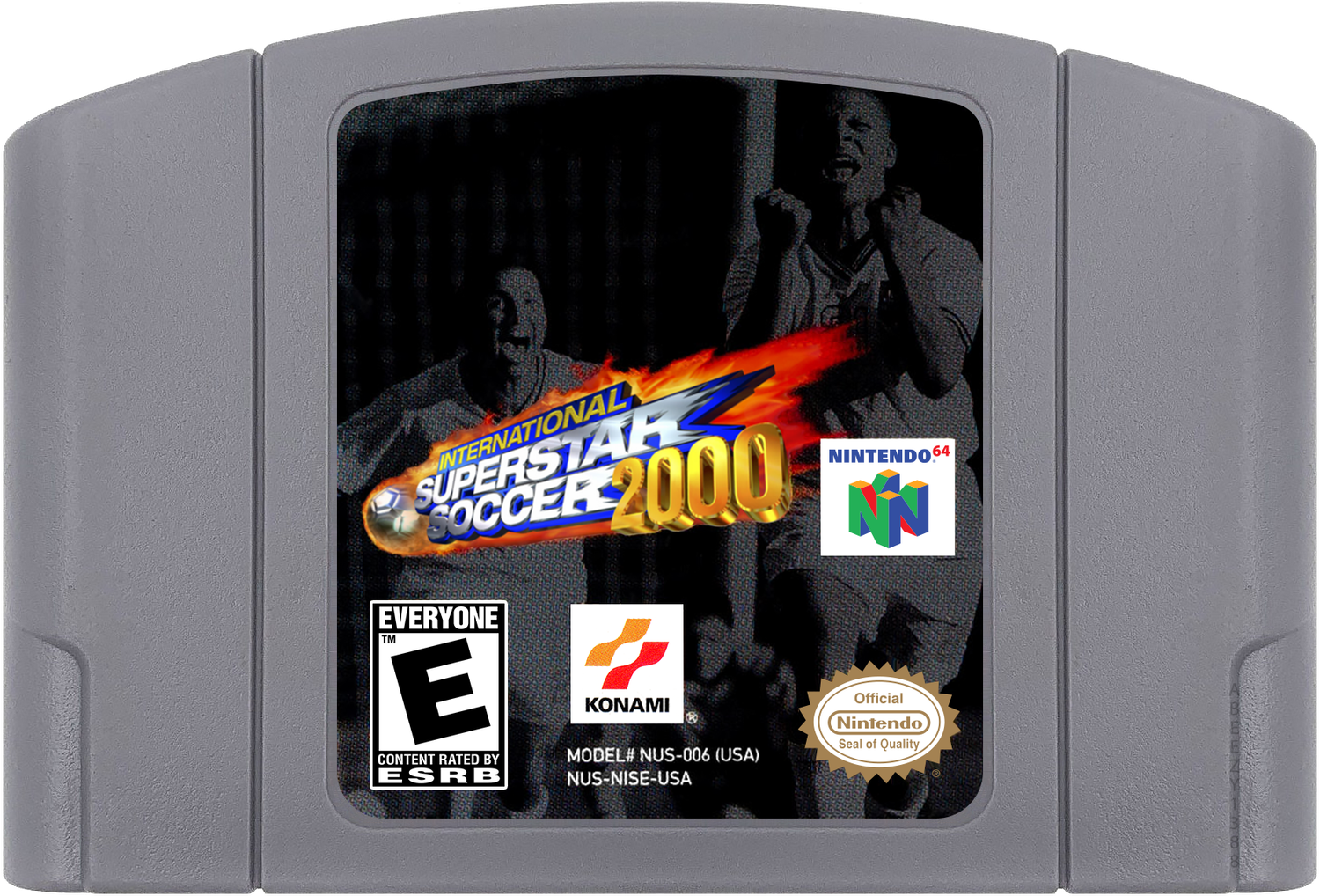 International Superstar Soccer 2000 Cartridge Label