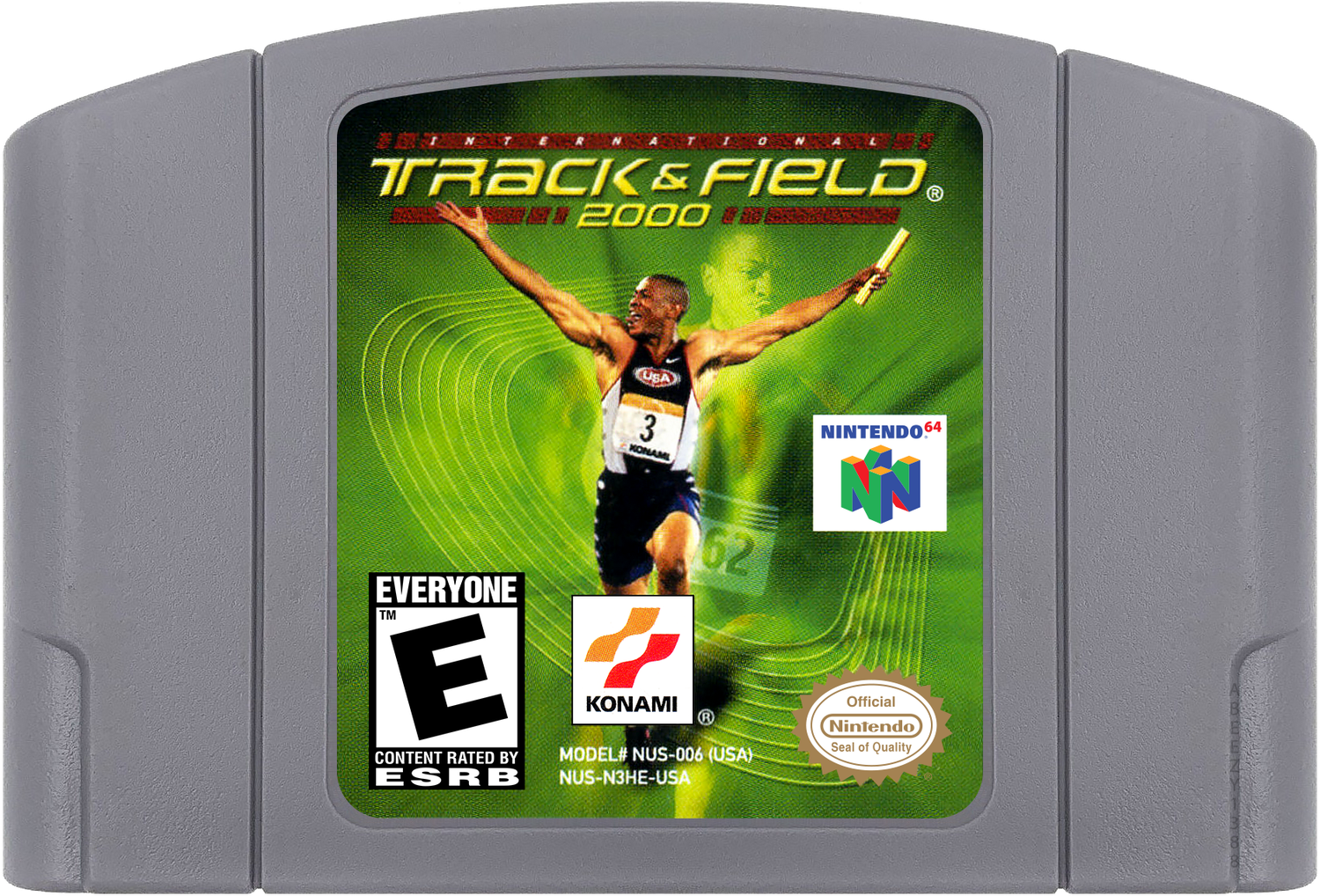 International Track &amp; Field 2000 Cartridge Label