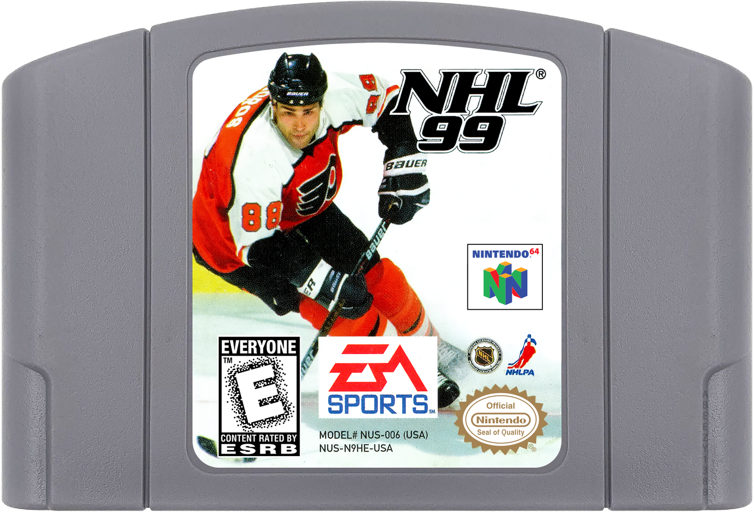 NHL 99 Cartridge Label