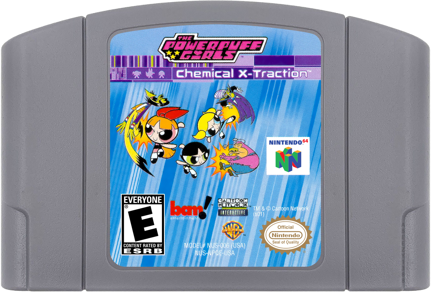 Powerpuff Girls, The - Chemical X-Traction Cartridge Label