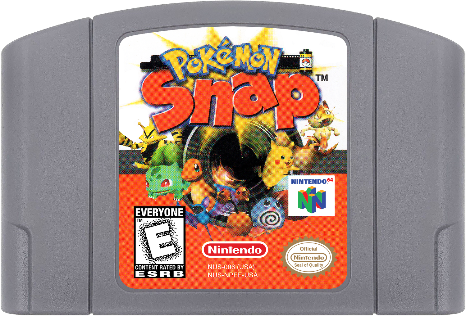 Pokémon Snap Cartridge Label