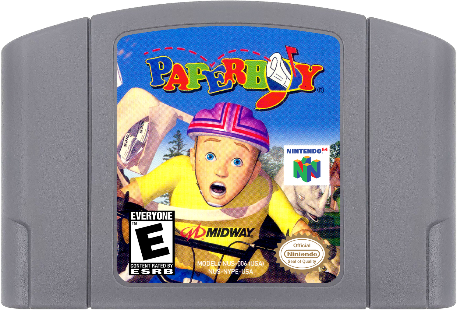 Paperboy Cartridge Label