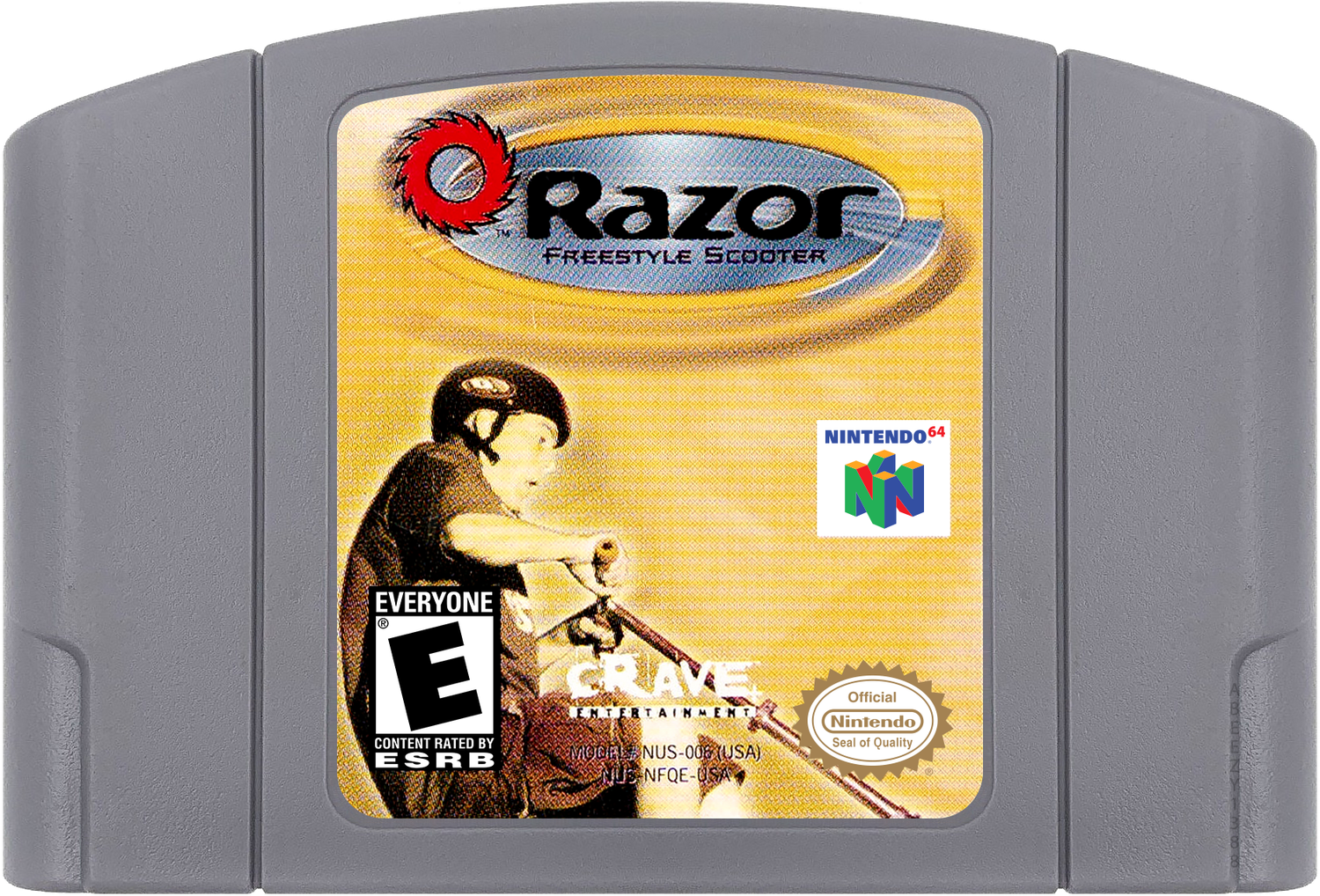 Razor Freestyle Scooter Cartridge Label