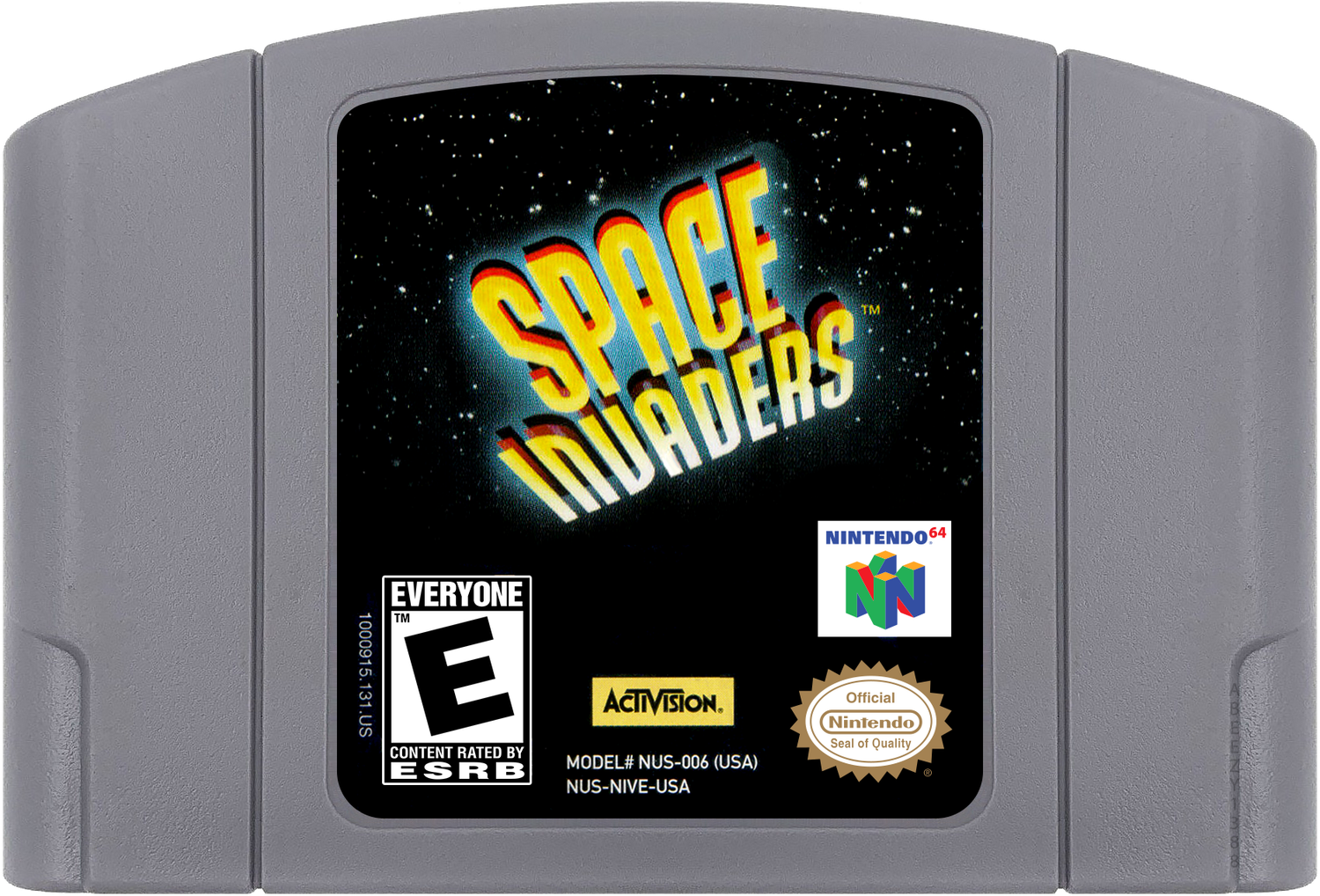 Space Invaders Cartridge Label