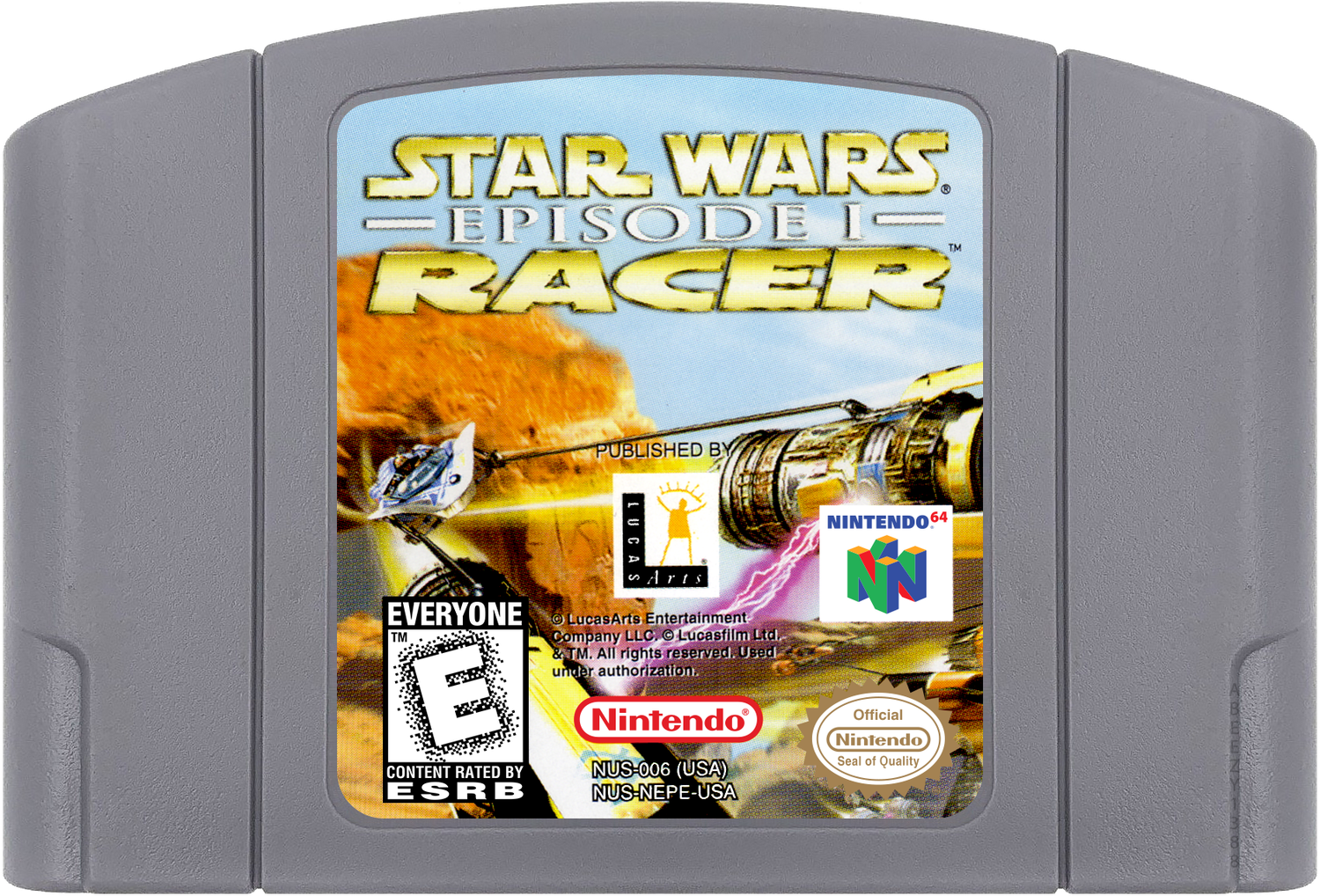 Star Wars Episode I - Racer Cartridge Label