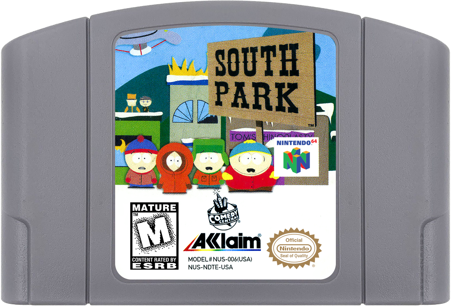 South Park Cartridge Label