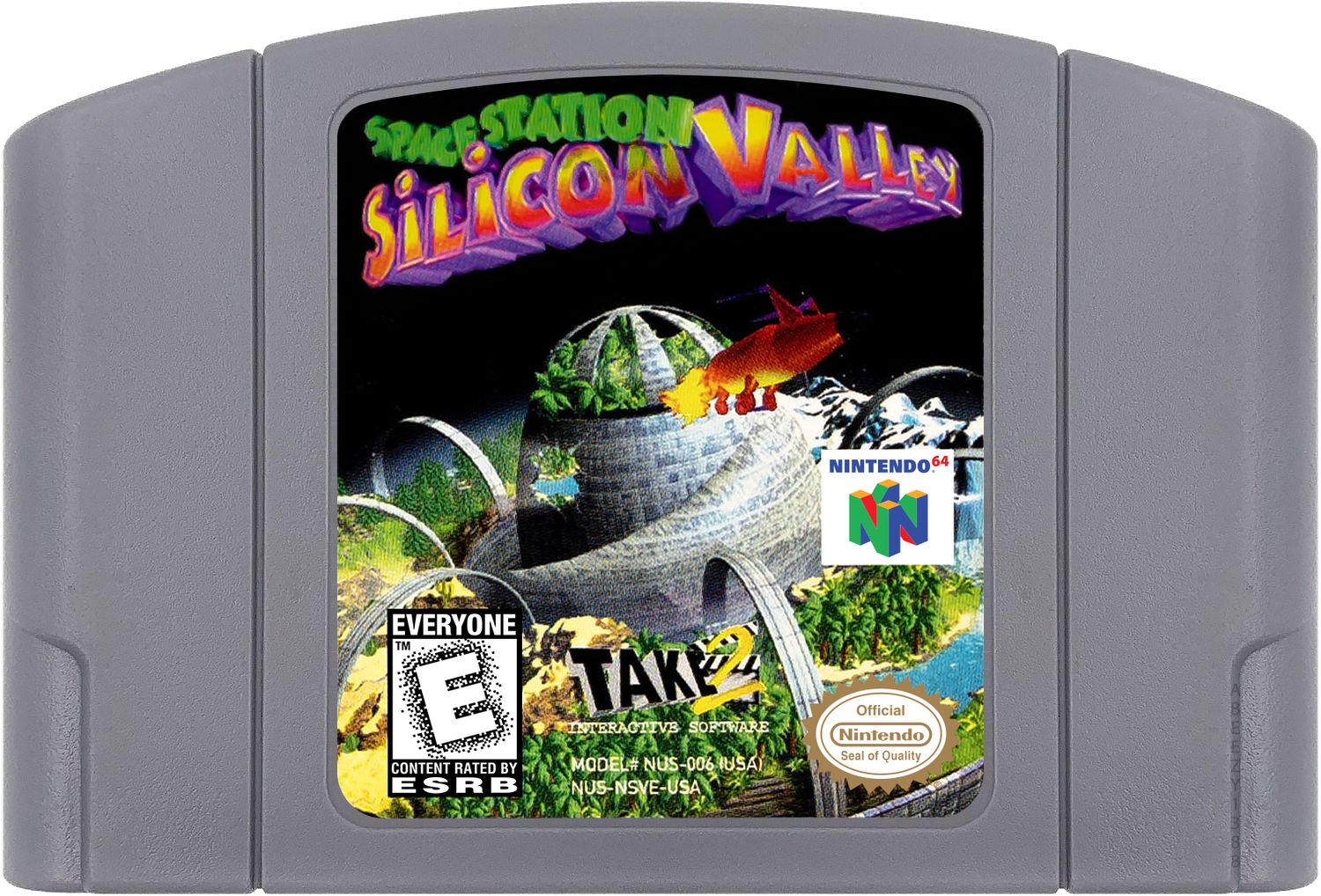SpaceStation Silicon Valley Cartridge Label