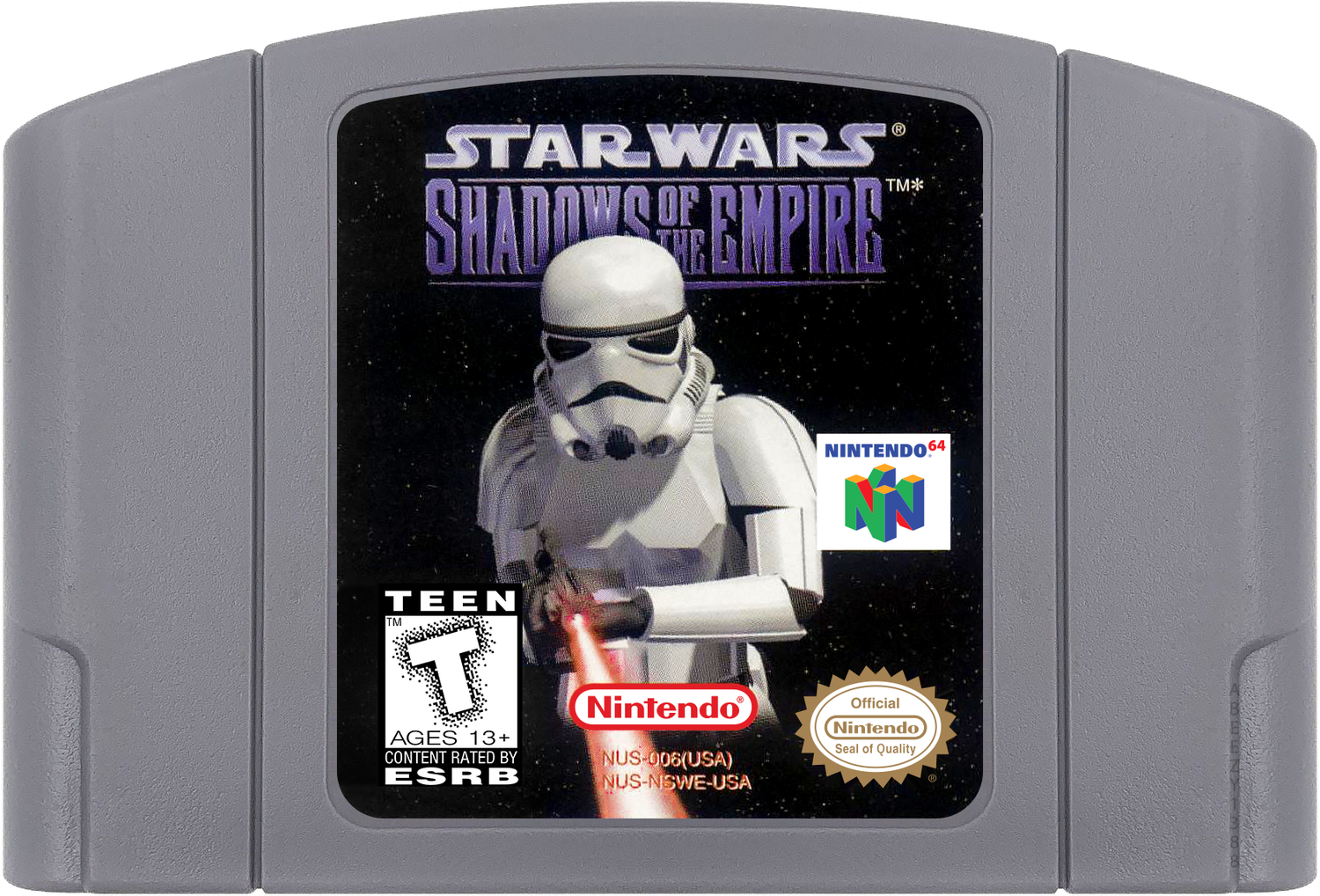 Star Wars - Shadows of the Empire Cartridge Label