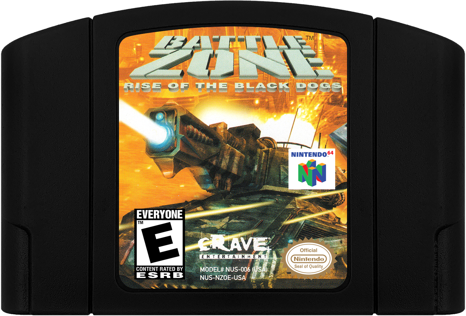 Battlezone - Rise of the Black Dogs Cartridge Label