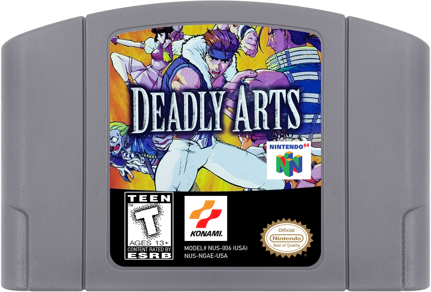 Deadly Arts Cartridge Label