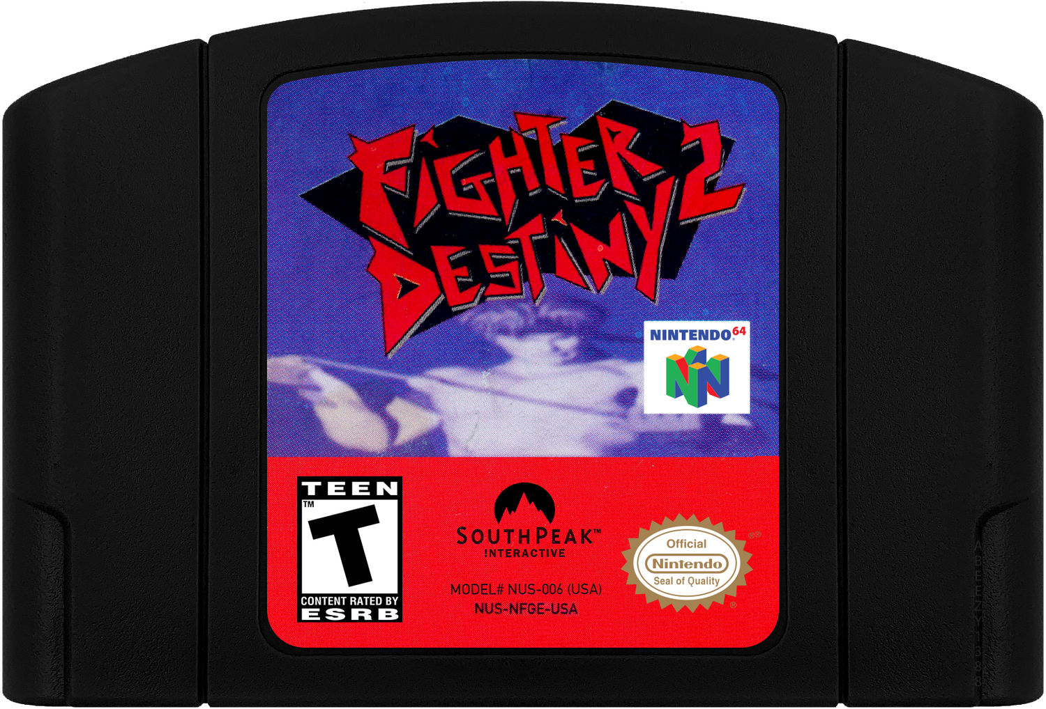 Fighter Destiny 2 Cartridge Label