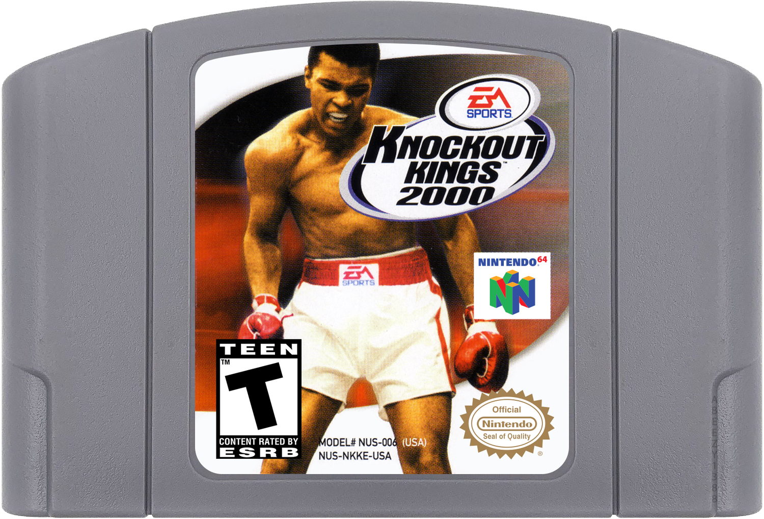 Knockout Kings 2000 Cartridge Label