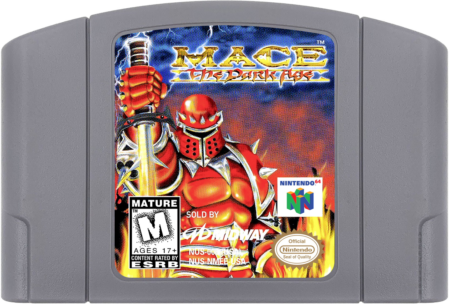 Mace - The Dark Age Cartridge Label