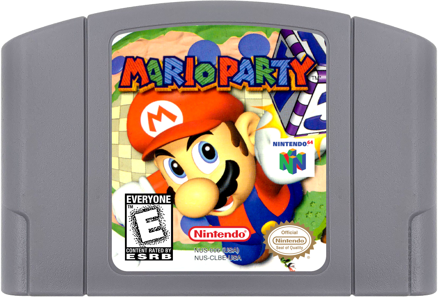 Mario Party Cartridge Label