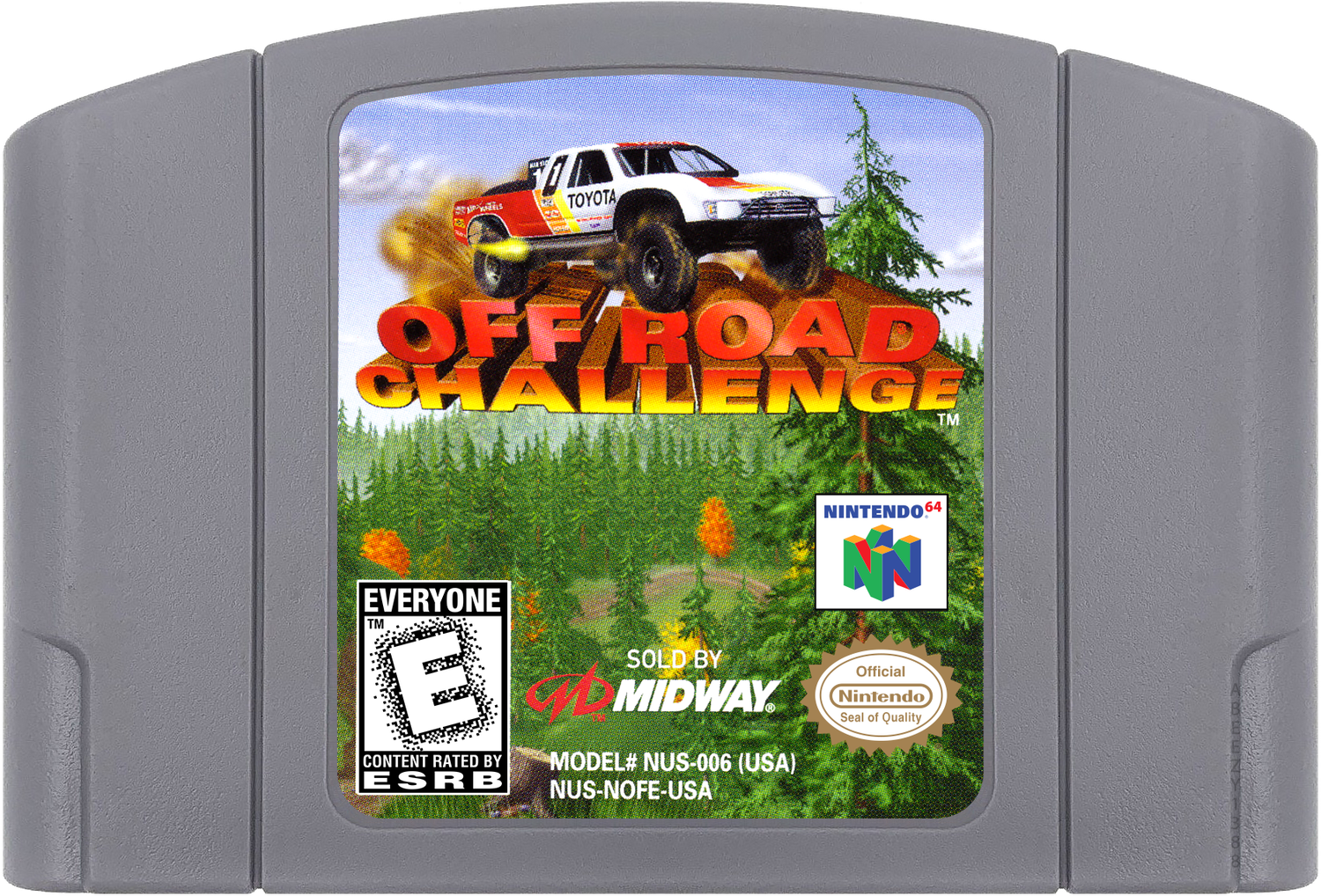 Off Road Challenge Cartridge Label