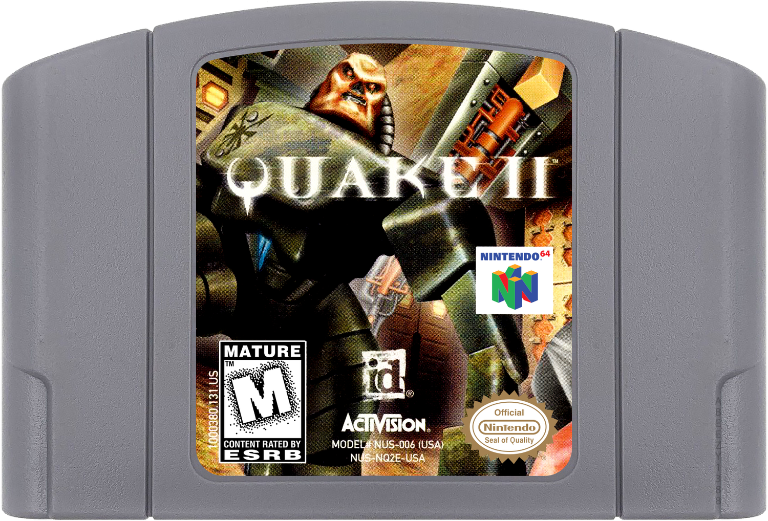 Quake II Cartridge Label