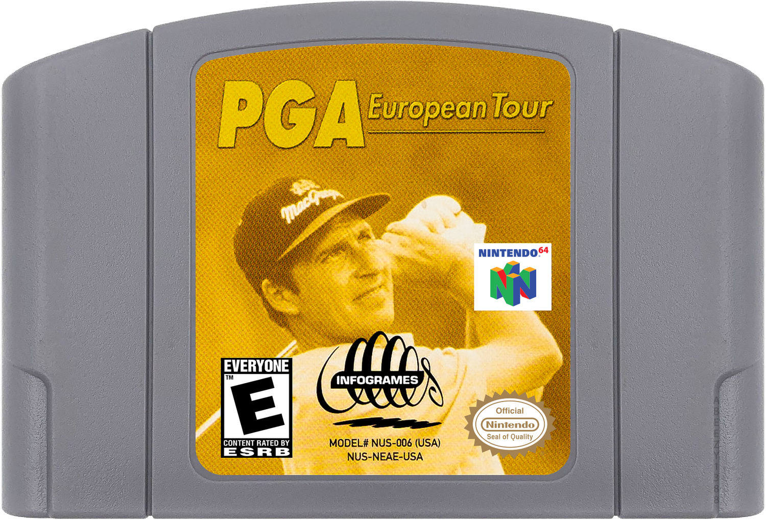 PGA European Tour Cartridge Label