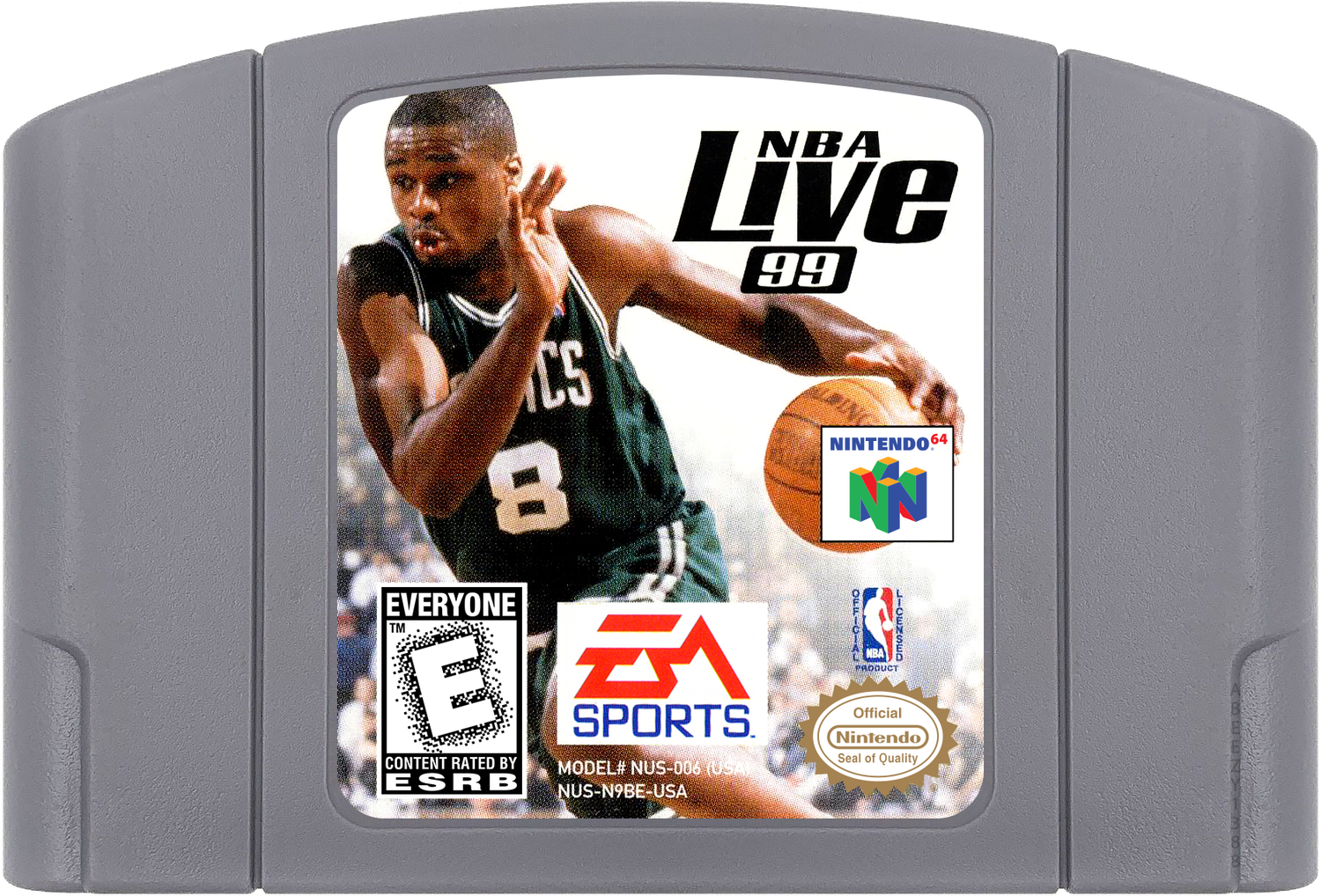 NBA Live 99 Cartridge Label