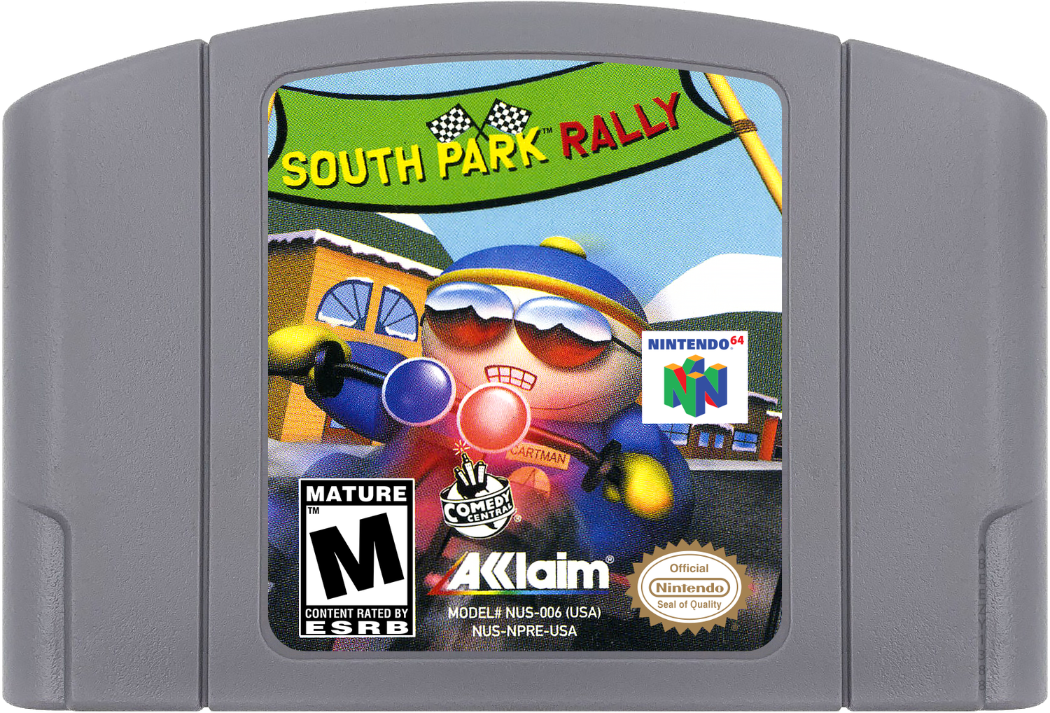 South Park Rally Cartridge Label