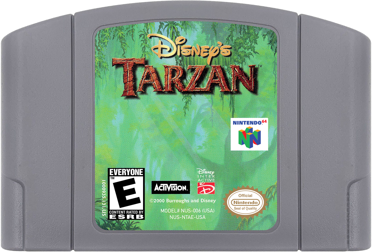 Tarzan Cartridge Label