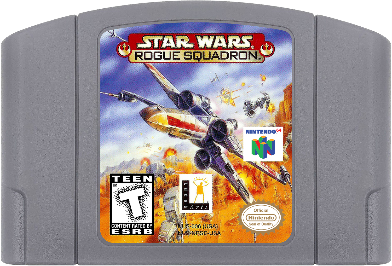 Star Wars - Rogue Squadron Cartridge Label