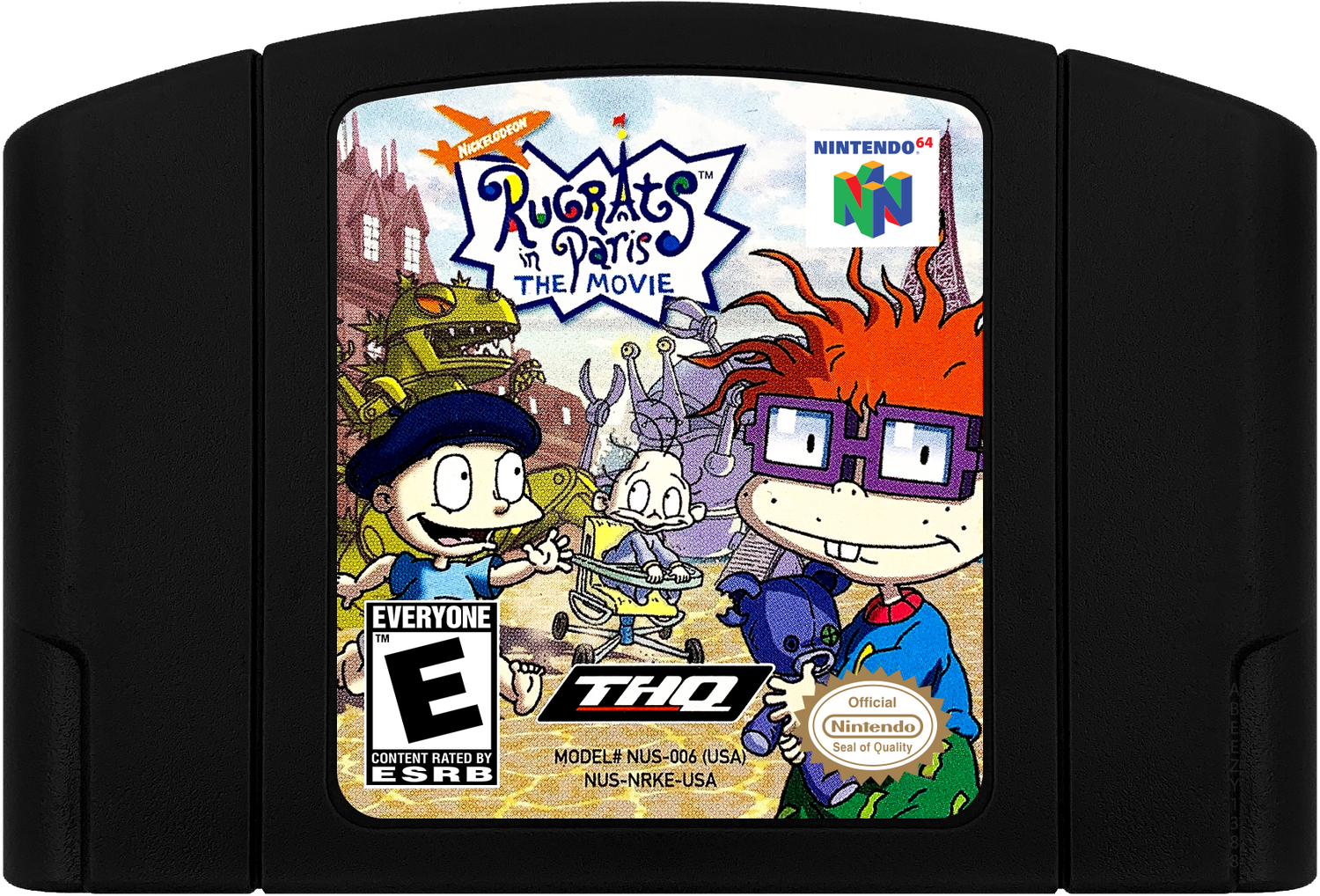 Rugrats in Paris - The Movie Cartridge Label