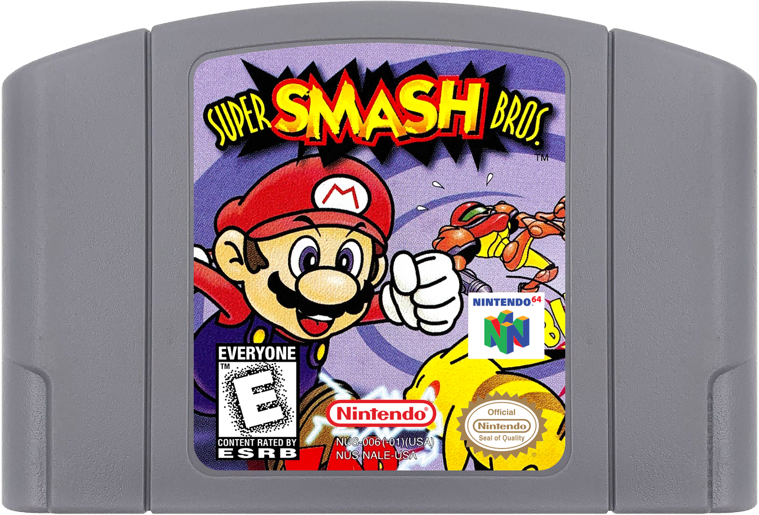 Super Smash Bros. Cartridge Label