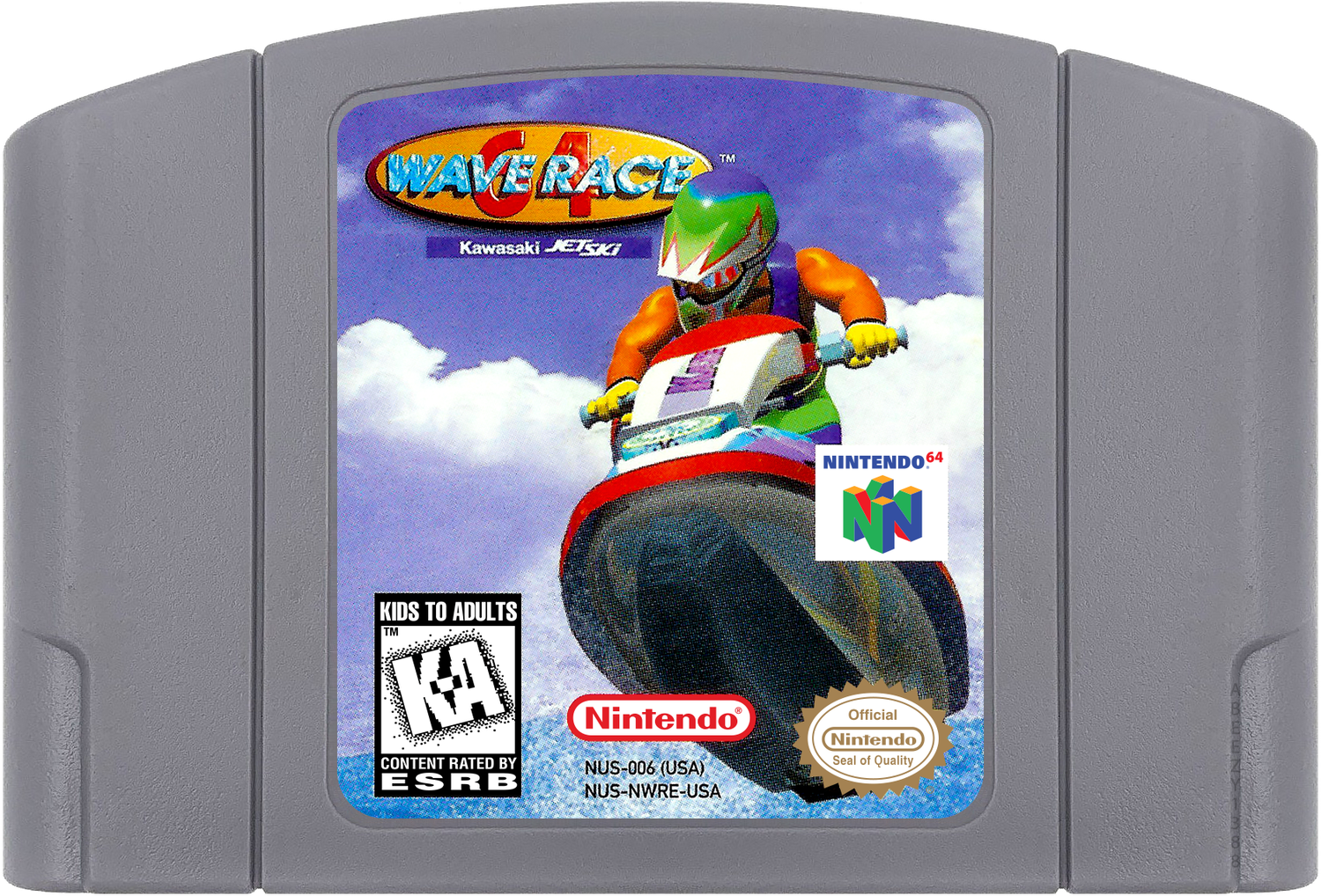 Wave Race 64 Cartridge Label