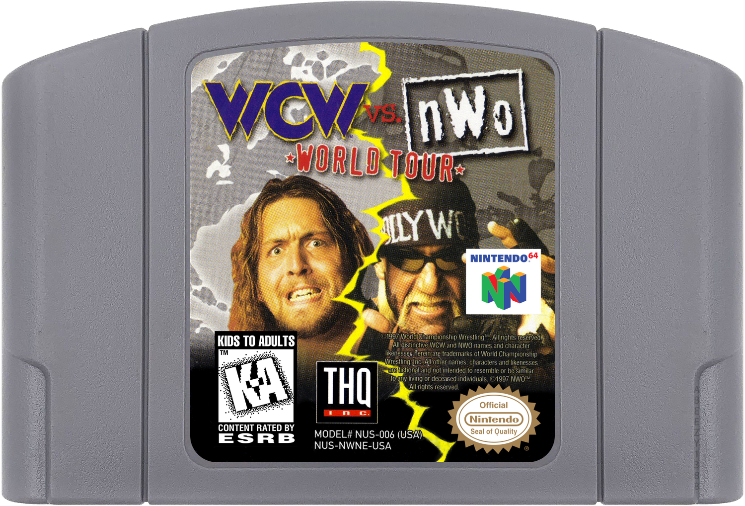 WCW vs. nWo - World Tour Cartridge Label