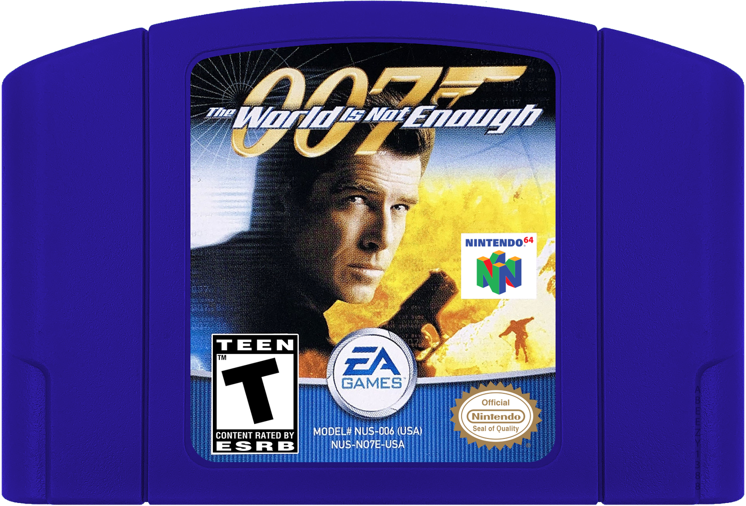 007 - The World Is Not Enough Cartridge Label