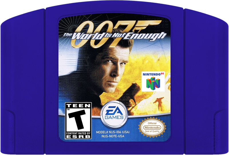 007 - The World Is Not Enough Cartridge Label
