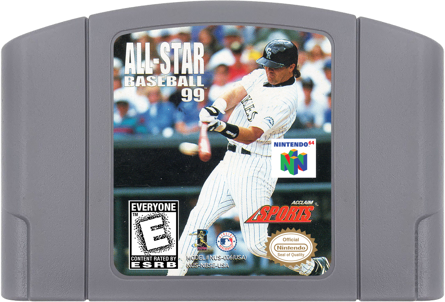 All-Star Baseball 99 Cartridge Label