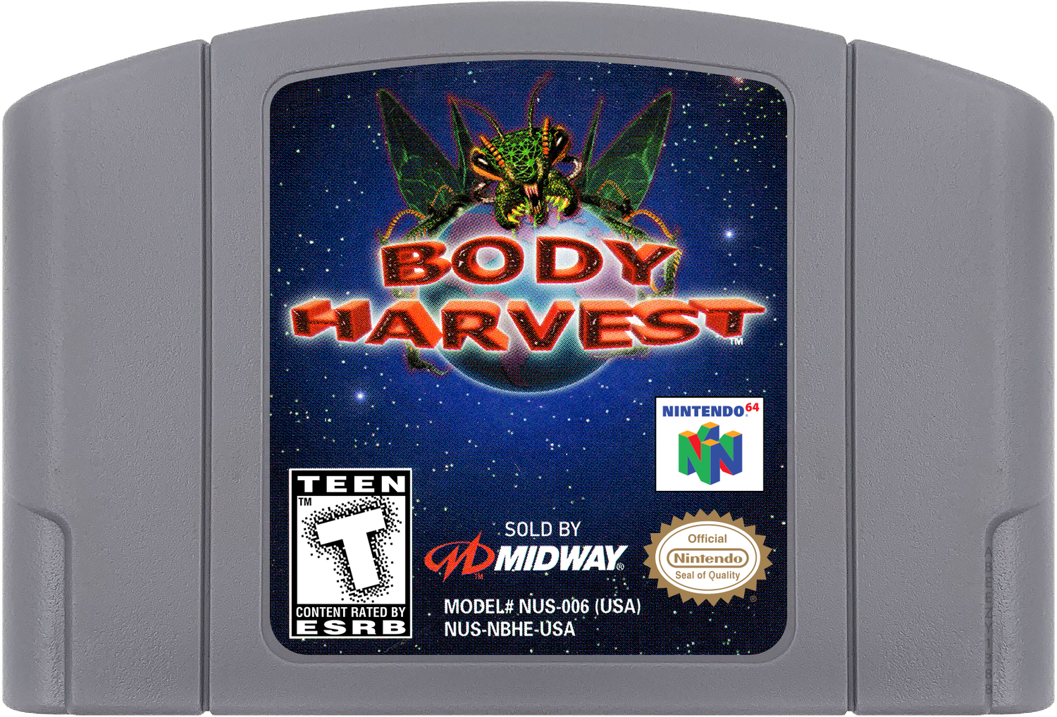 Body Harvest Cartridge Label